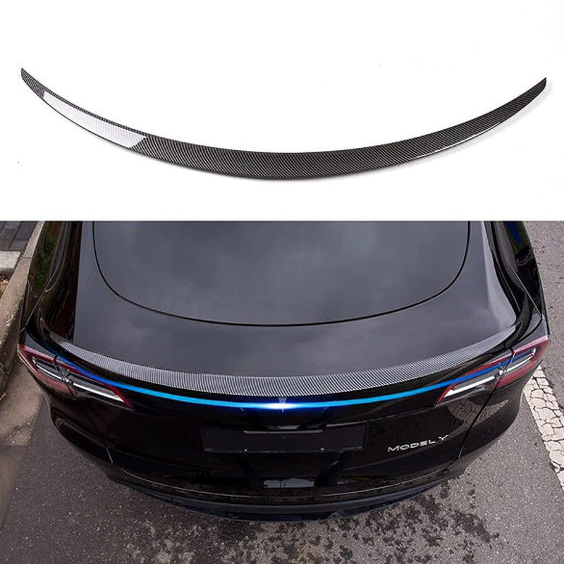 EVF-Style Performance Spoiler for Tesla Model Y - Eevify #colour_gloss carbon fibre-style