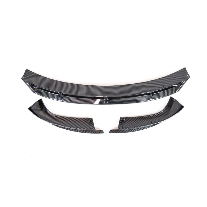 EVF-Style Tesla Model 3 Highland Front Lip - Eevify #colour_gloss carbon fibre-style