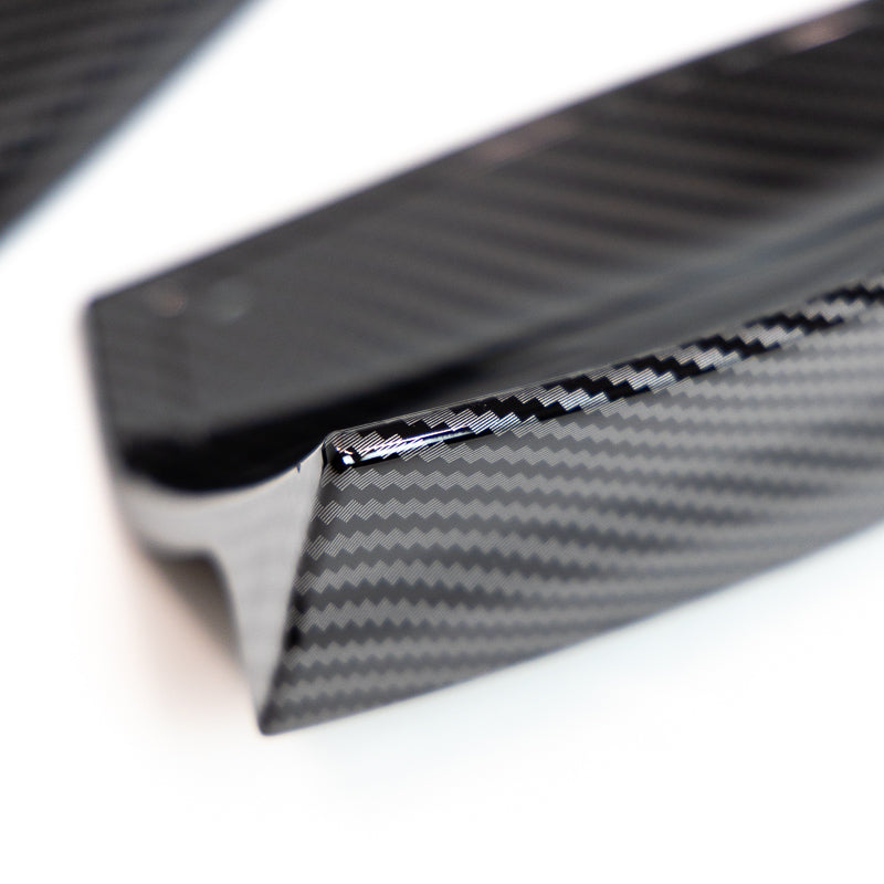 EVF-Style Tesla Model 3 Highland Front Lip - Eevify #colour_gloss carbon fibre-style