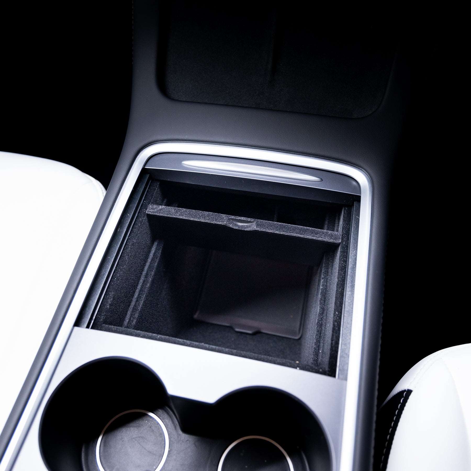 Centre Console Organiser Tray for Tesla Model 3 and Y - Eevify #car model_2021 - 2023 model 3 or 2021 - 2024 model y