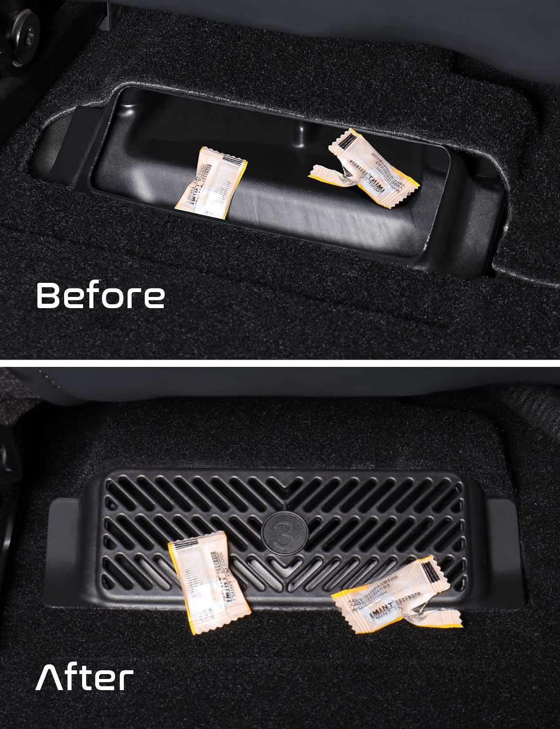 Under-Seat Air Vent Protective Cover for Tesla Model 3 - Eevify #car model_2017 - 2023 model 3