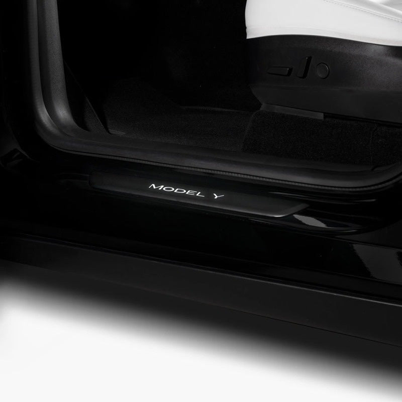 LED Illuminated Door Sills for Tesla Model 3 and Y - Eevify #car model_2021 - 2024 model y