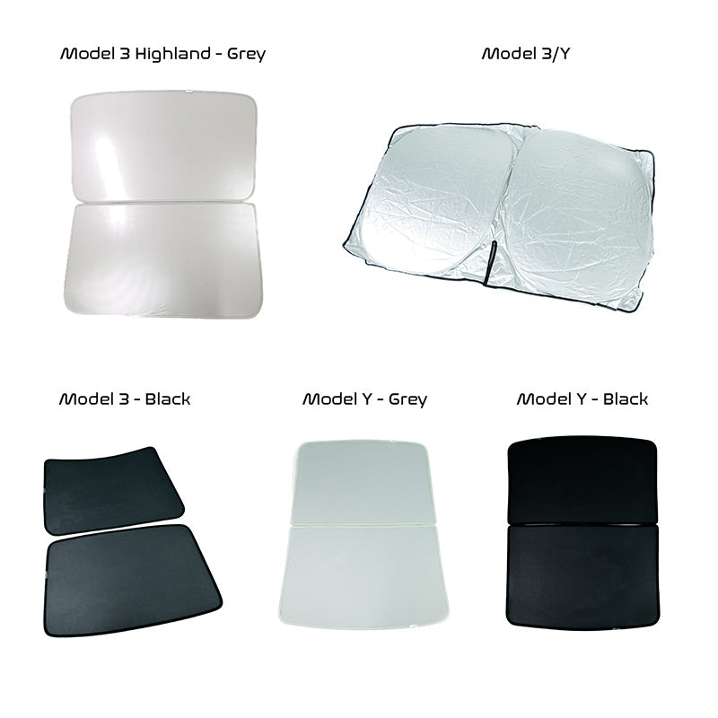 Sunshade Bundle for Tesla Model 3 and Y - Eevify